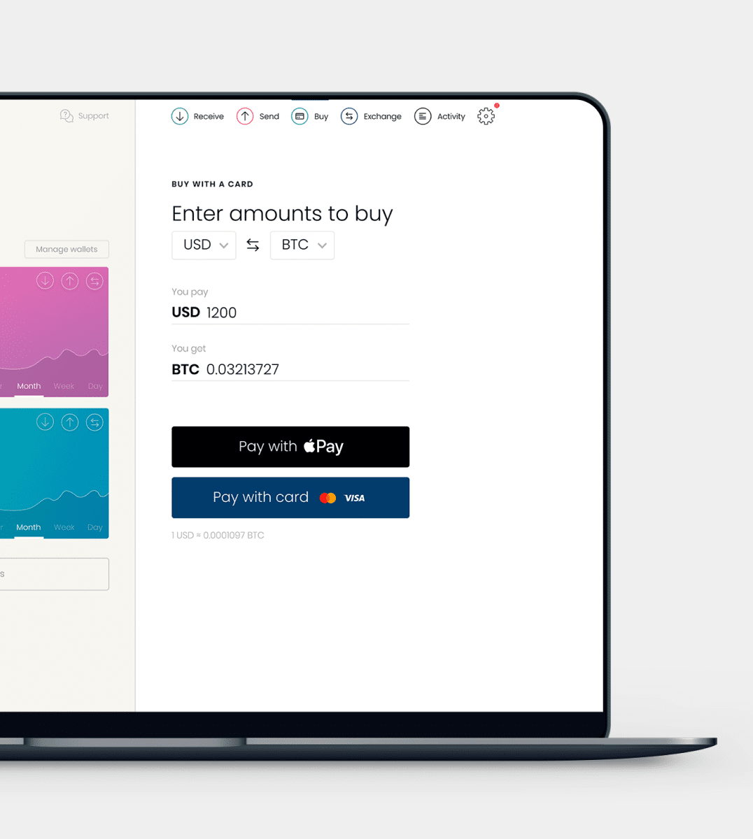 Lumi Wallet - Buy Bitcoin with Apple Pay