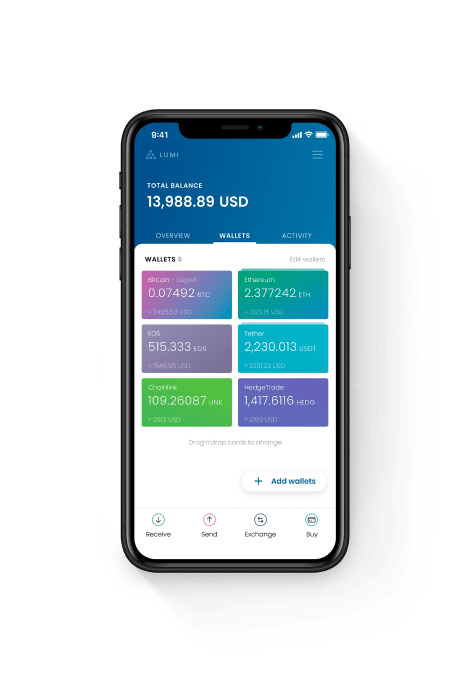 Lumi Wallet app